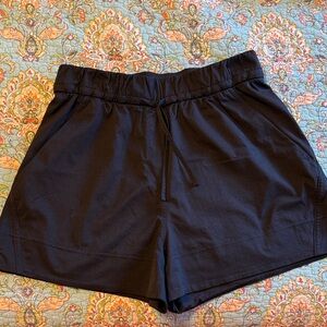 Lululemon Athletica Black High Waist Shorts